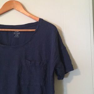 Linen type boyfriend tee